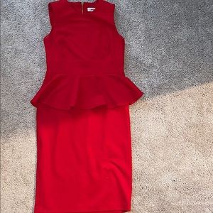 Red Calvin Klein dress size 6